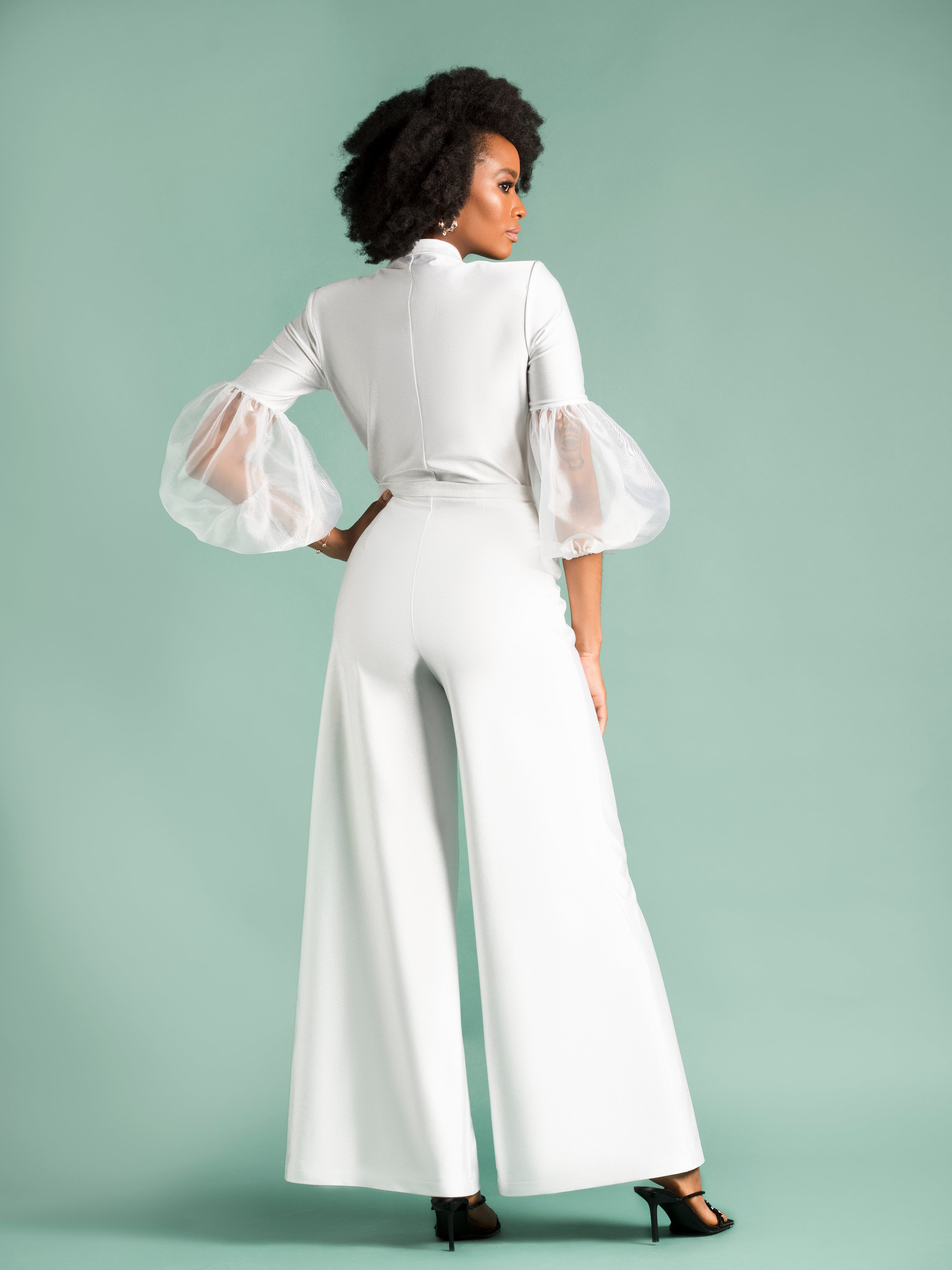 Get Melanie Puff-Sleeve Bodysuit - Elegant Glamour – Fifth & Welshire®
