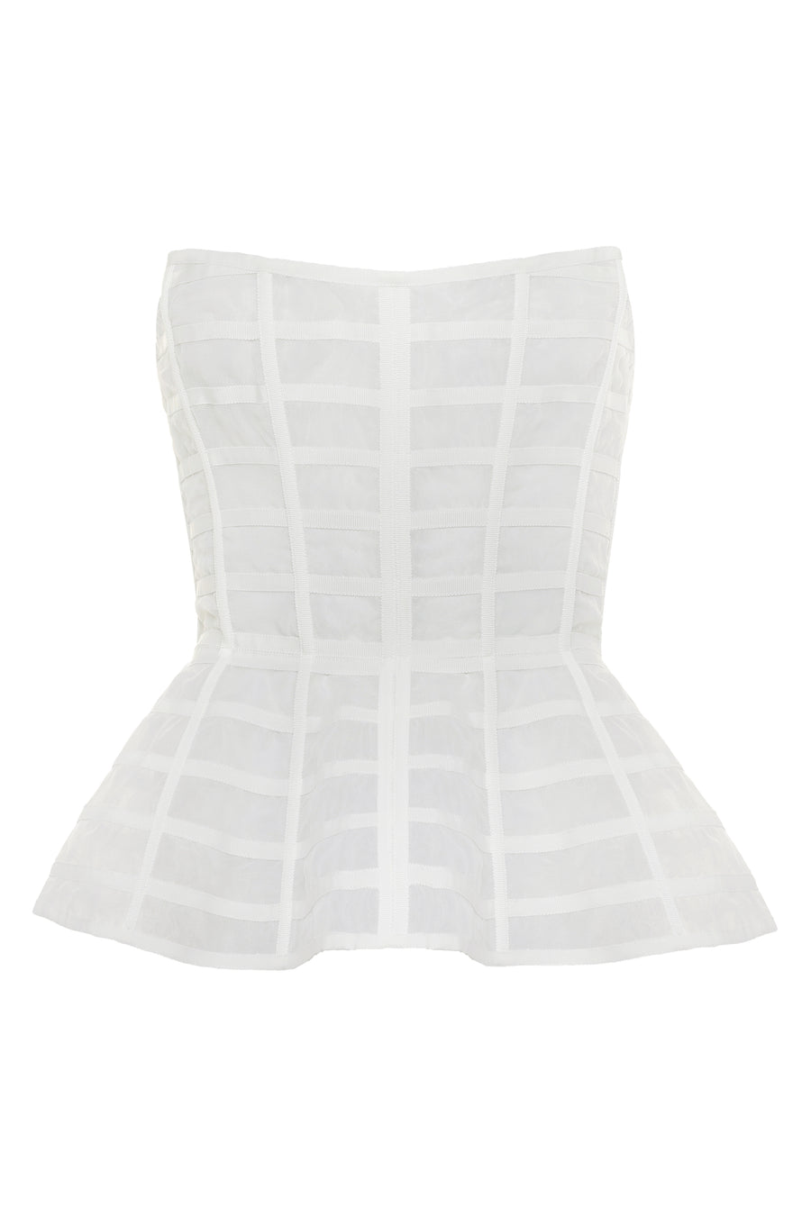 Mia Sheer Peplum Corset