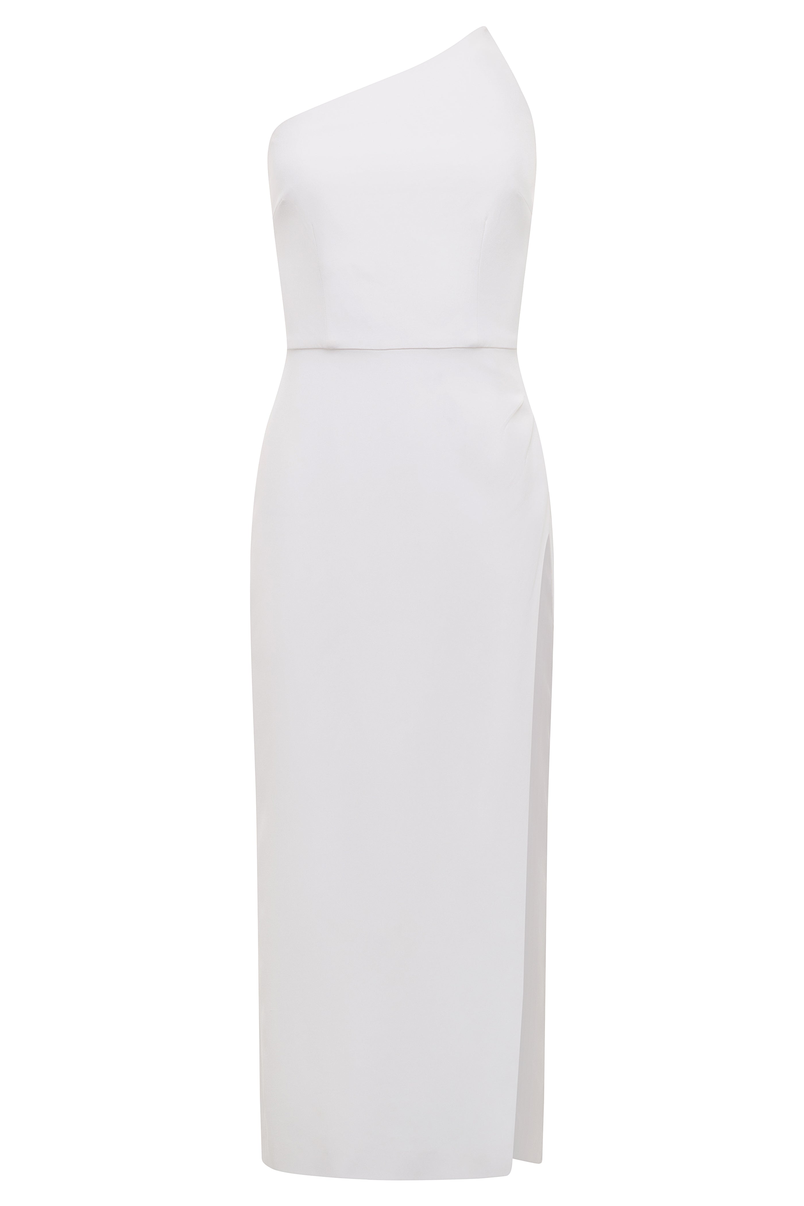 Dawn Silk Asymmetric Midi