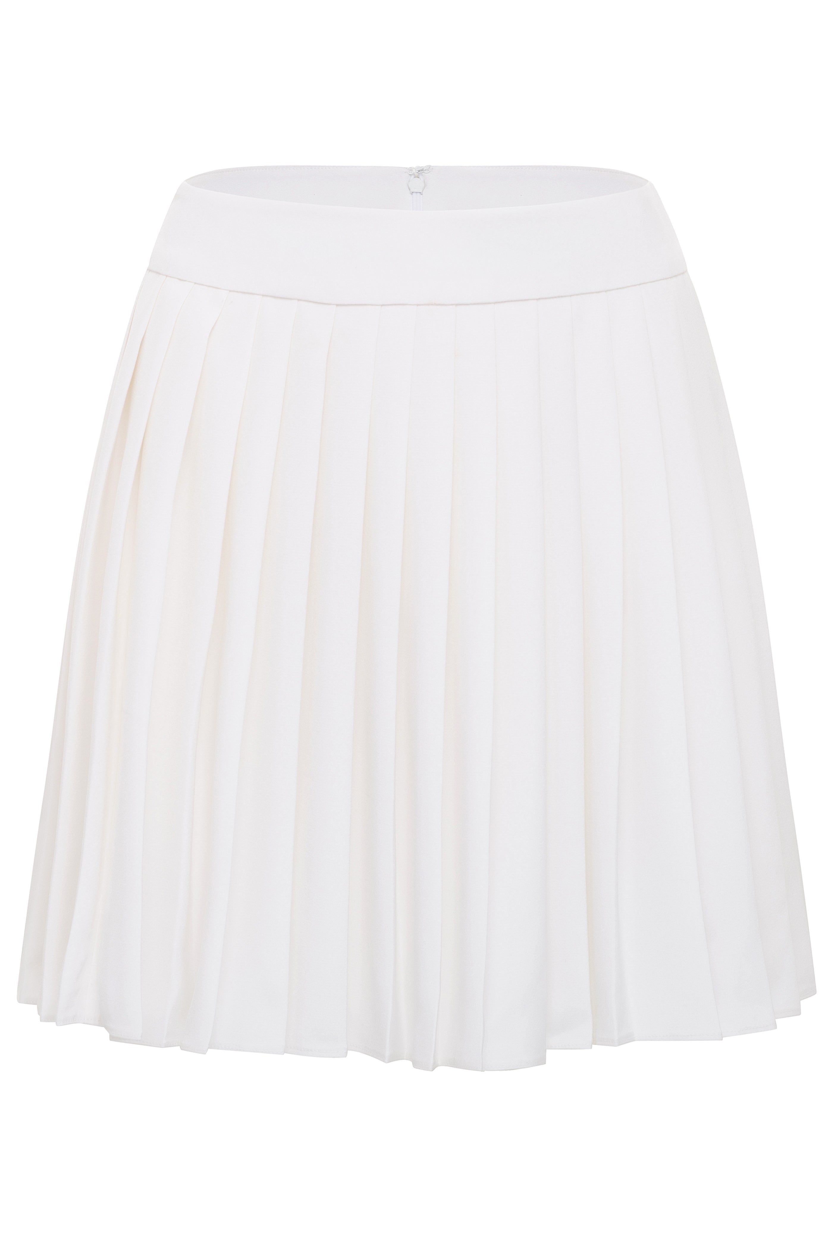 Alexis Silk Pleated Mini Skirt