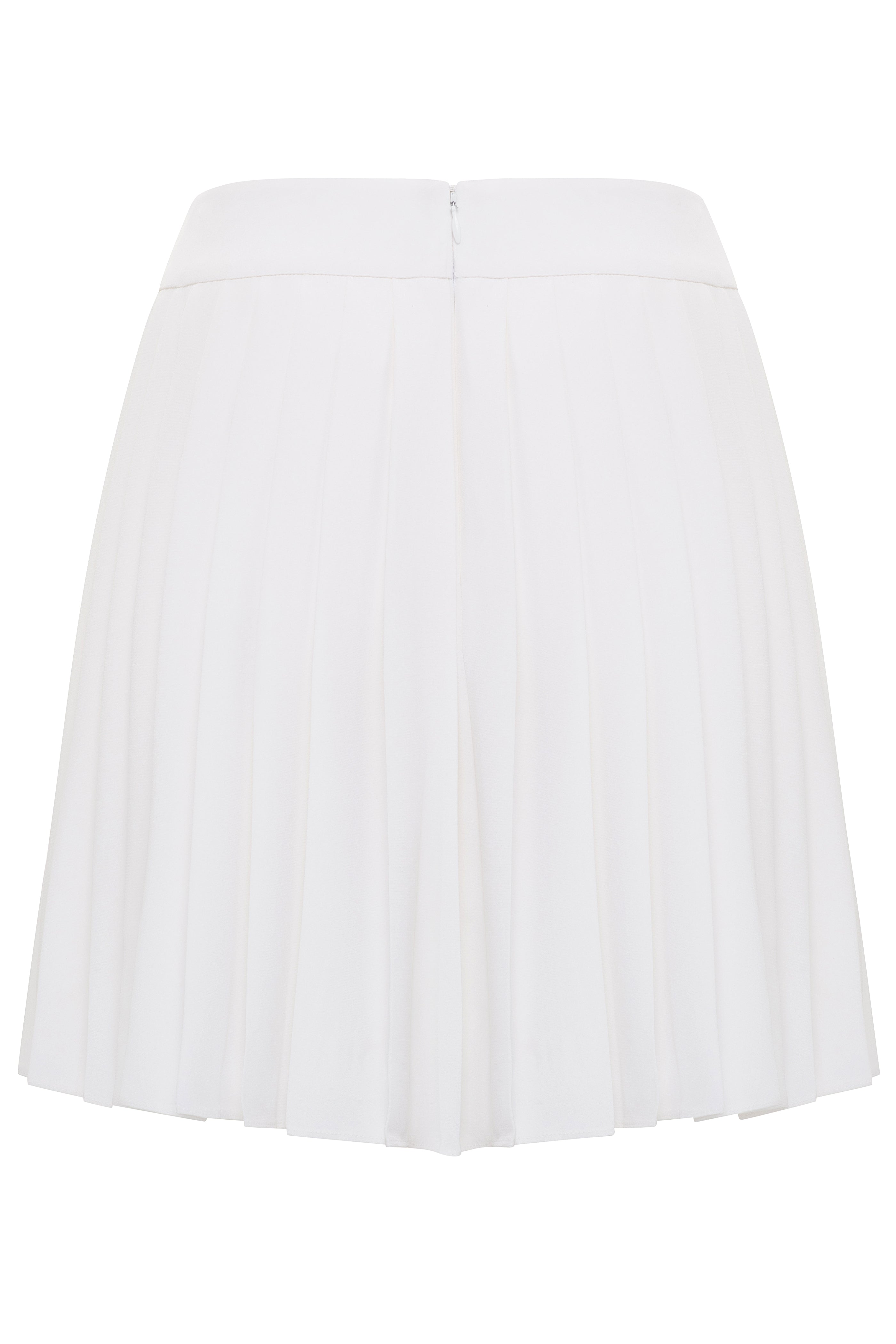 Shop Alexis Silk Pleated Mini Skirt - Classic Chic – Fifth & Welshire®
